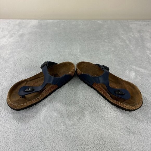 Birkenstock Gizeh Navy Blue Thong Sandals Women’s Size 37 EU - Picture 3 of 10